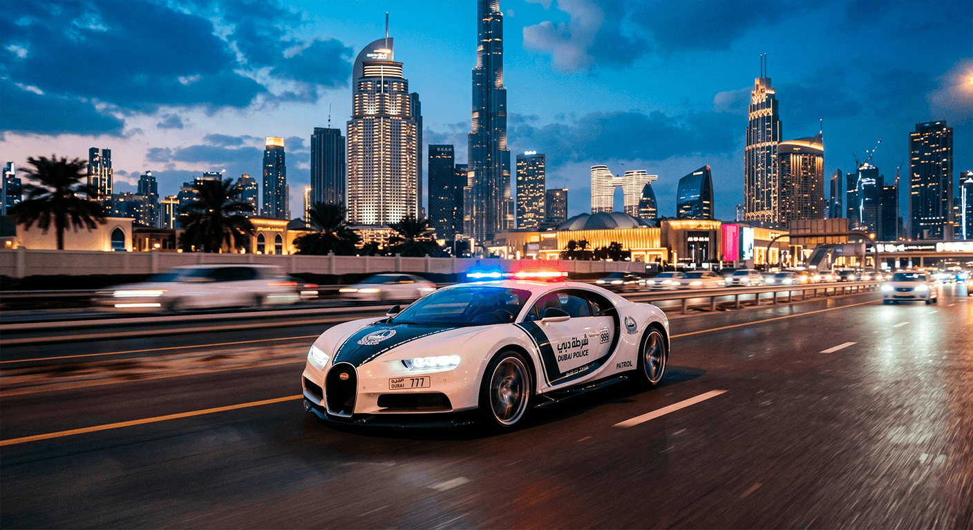 Bugatti Veyron Dubai Police