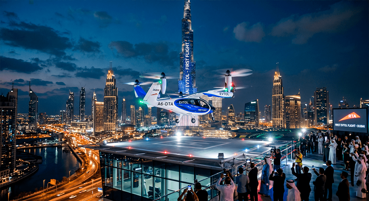 Flying Taxis Dubai eVTOL