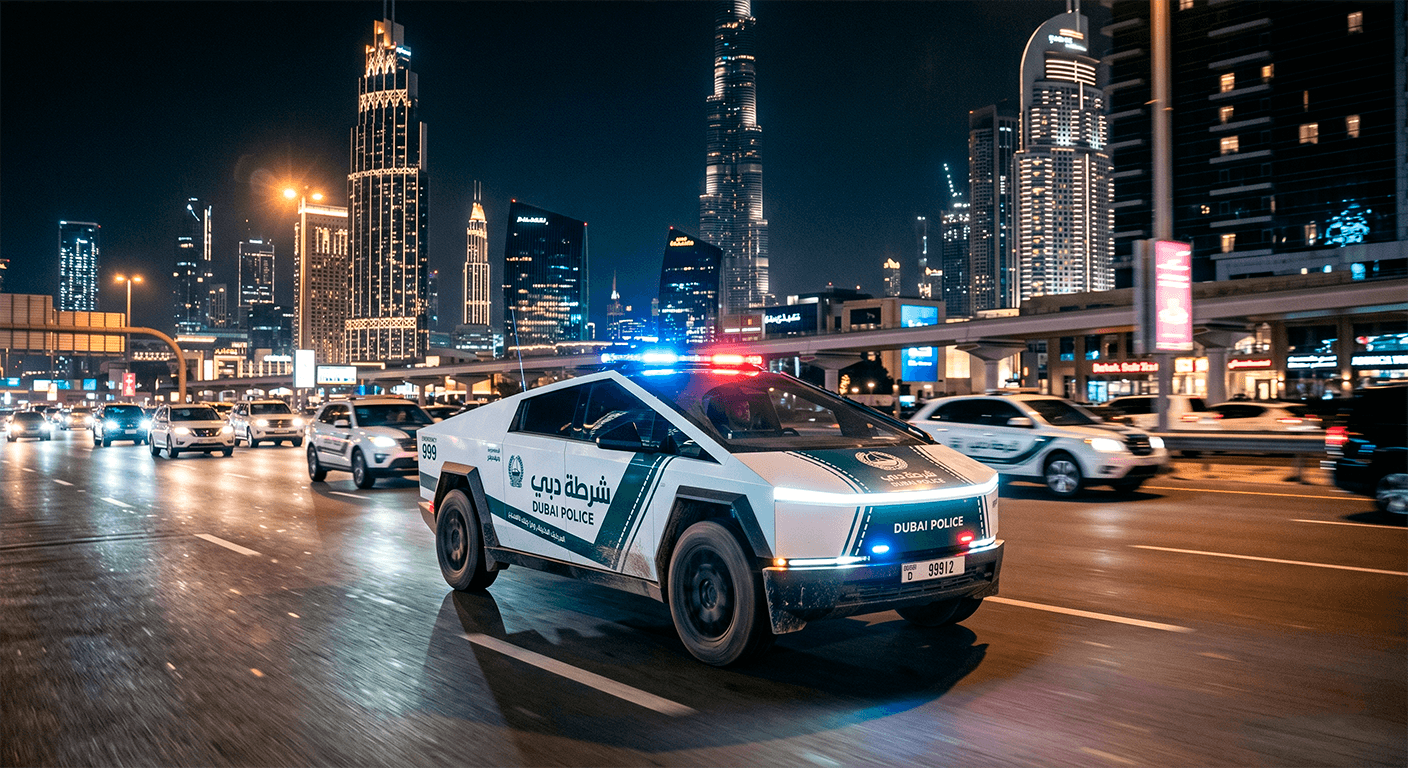 Tesla Cybertruck in Dubai